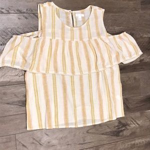 Women’s Lauren Conrad cold shoulder top